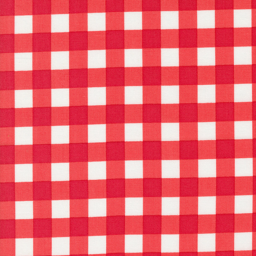 Coriander Colors Gingham - Red - Yardage