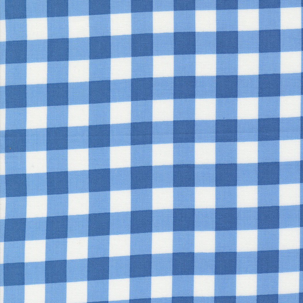 Coriander Colors Gingham - Blue - Yardage