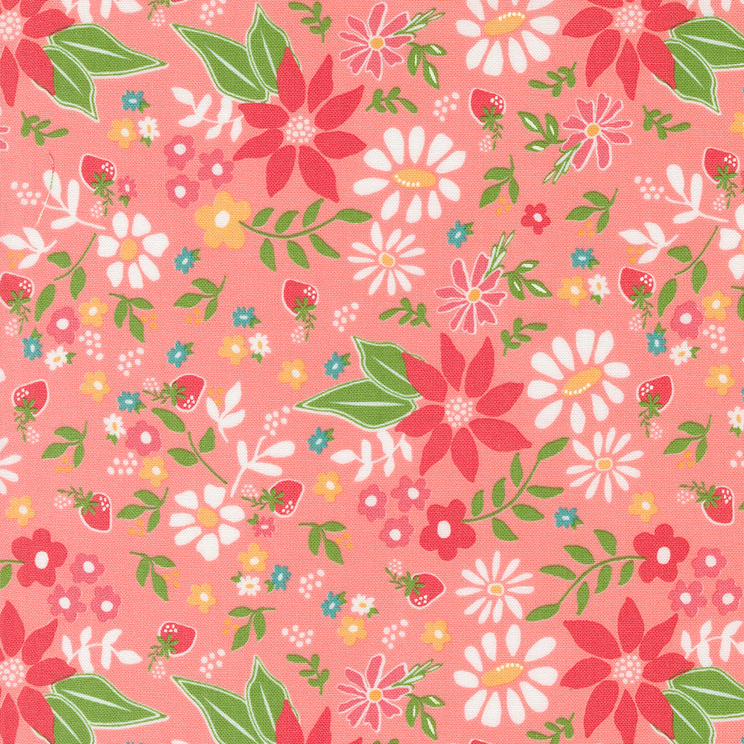 Strawberry Lemonade - Carnation - Yardage