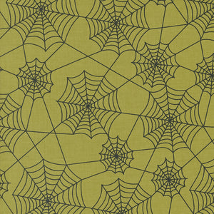 Hey Boo Webs - Witchy Green - Yardage