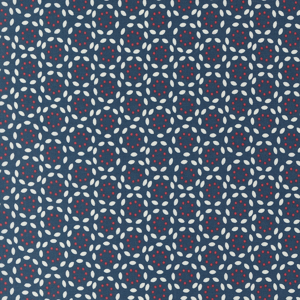 Vintage Petals - Navy - Yardage