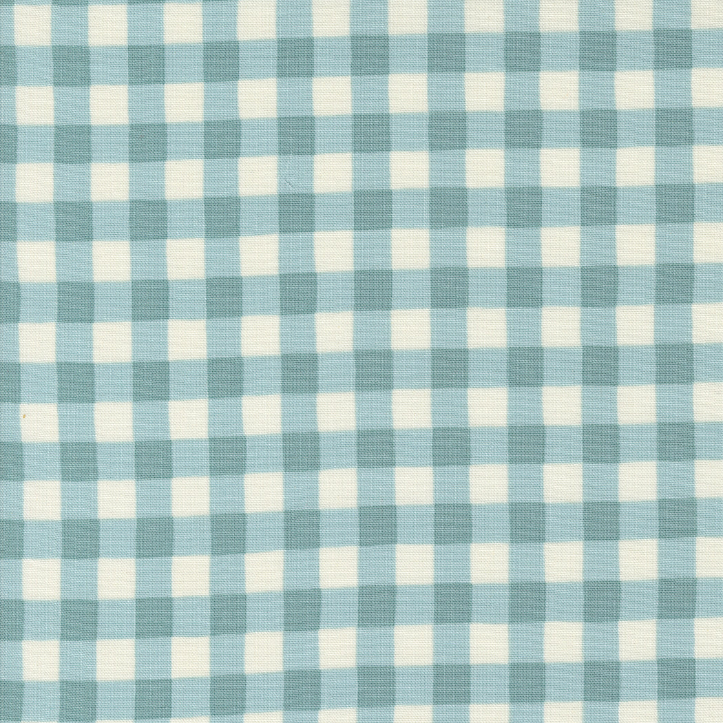 Willows Farm Farm House Gingham - Sky - Yardage