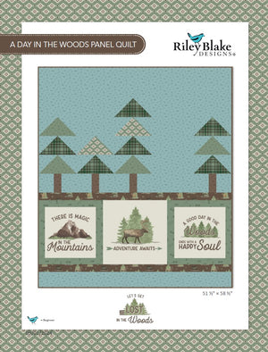 A Day In The Woods Panel Quilt Kit