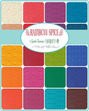 Rainbow Spice - Peacock - Yardage