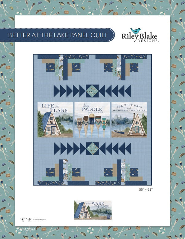 Better at the Lake Panel Quilt Pattern