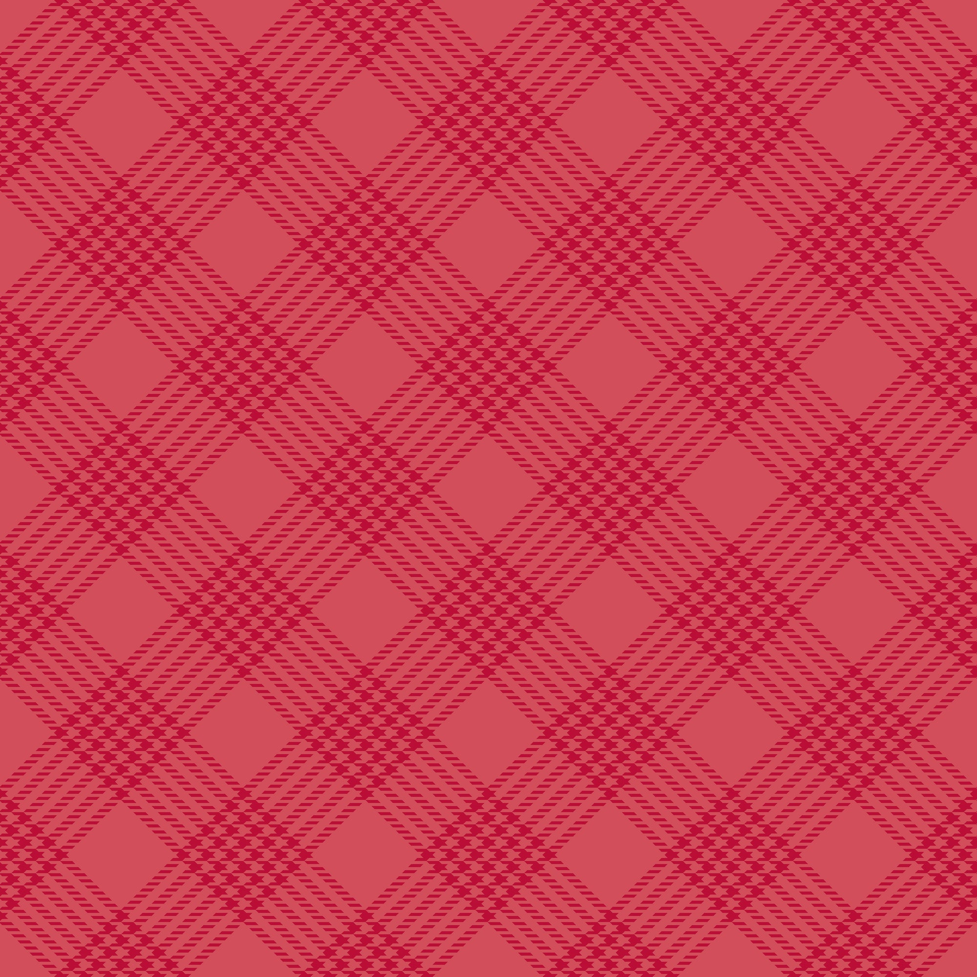 Merry Little Christmas - Plaid Red - Yardage