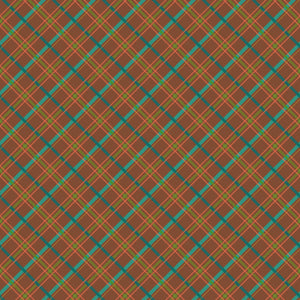 Autumn Afternoon Plaid - Brown - Yardage