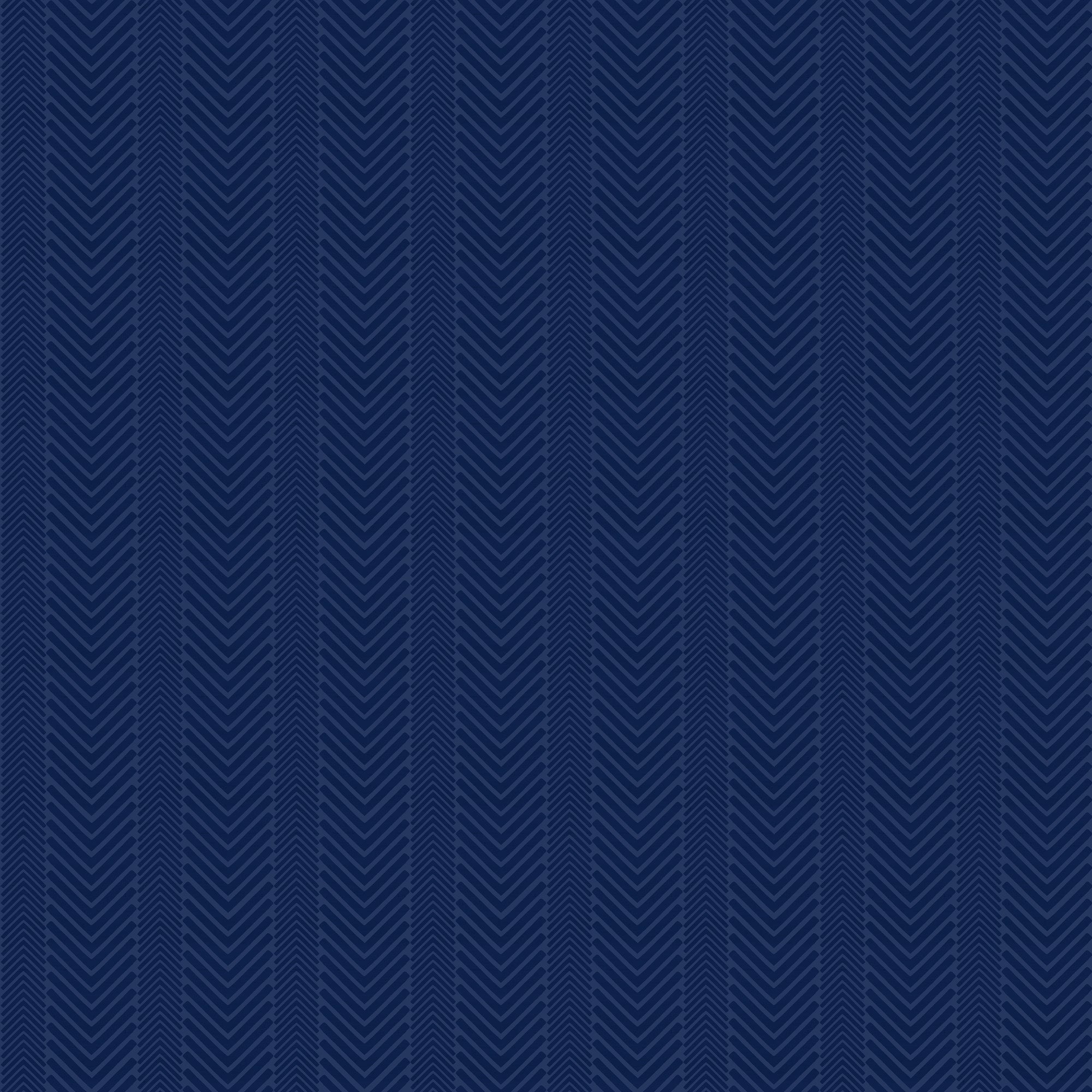 Wake at the Lake Herringbone - Navy - Yardage