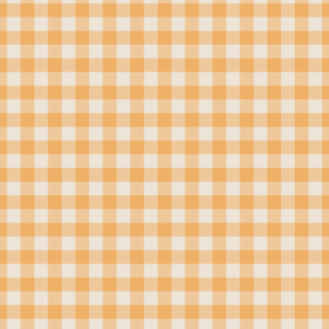 Pumpkin Spice Plaid - Gold - Yardage