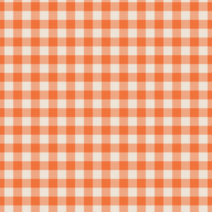 Pumpkin Spice Plaid - Pumpkin - Yardage