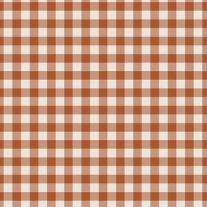 Pumpkin Spice Plaid - Spice - Yardage