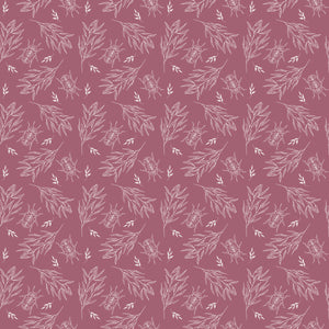 Garden Dreams Beetle - Dusty Pink - Yardage