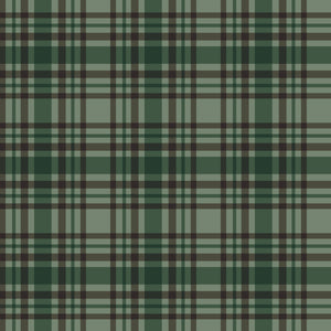 Let's Get Lost In The Woods Plaid - Green - Yardage