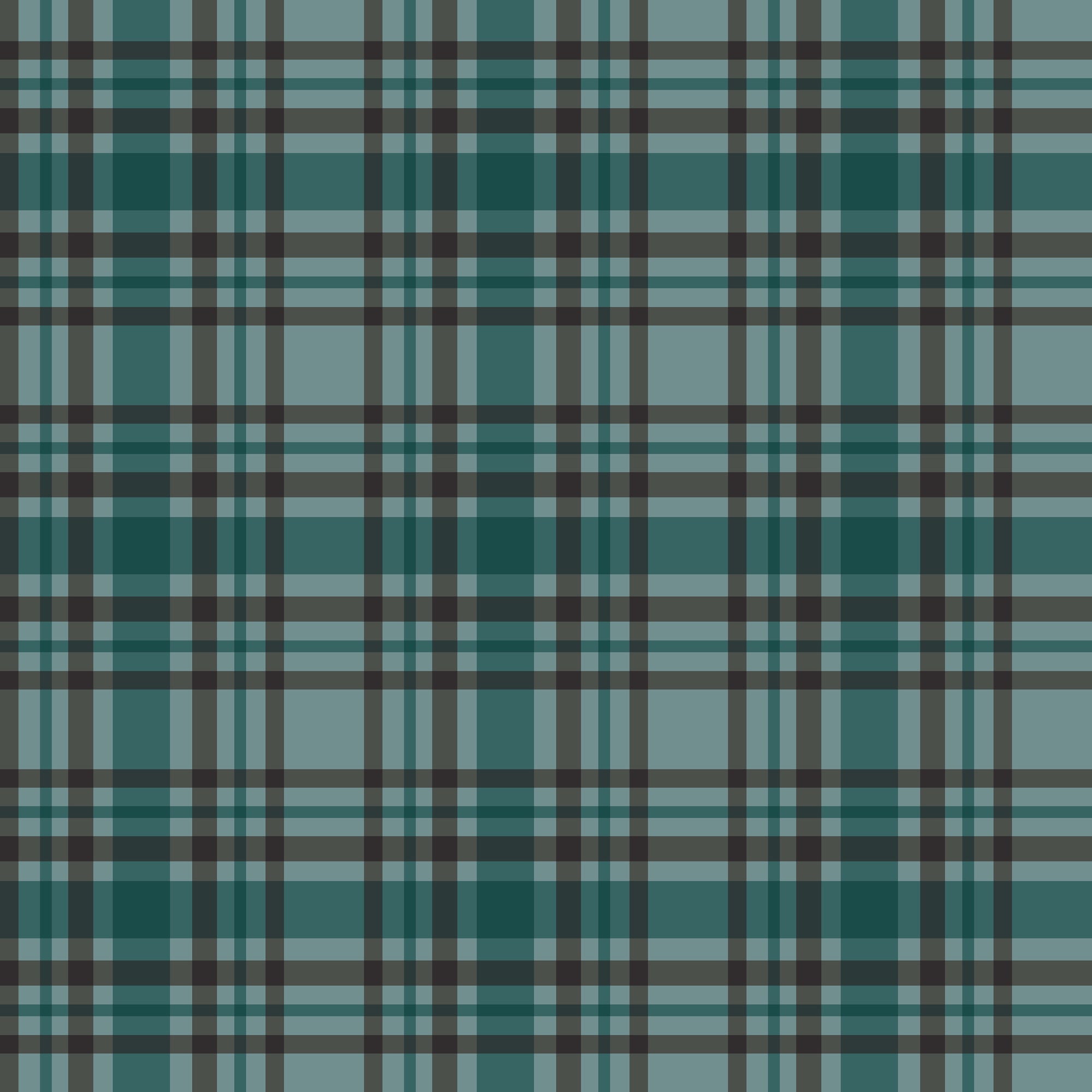 Let's Get Lost In The Woods Plaid - Teal - Yardage