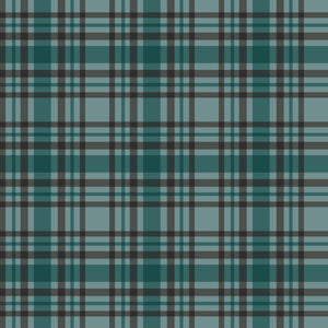 Let's Get Lost In The Woods Plaid - Teal - Yardage