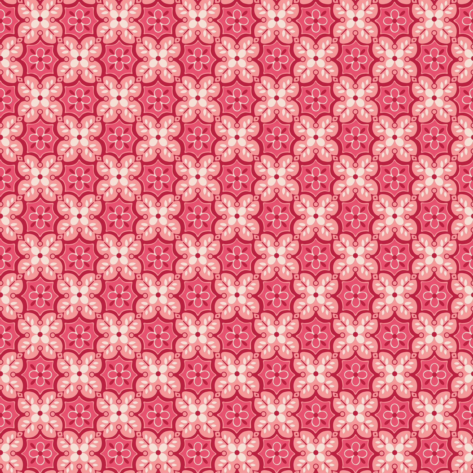 Piece & Plenty Garden - Tea Rose - Yardage