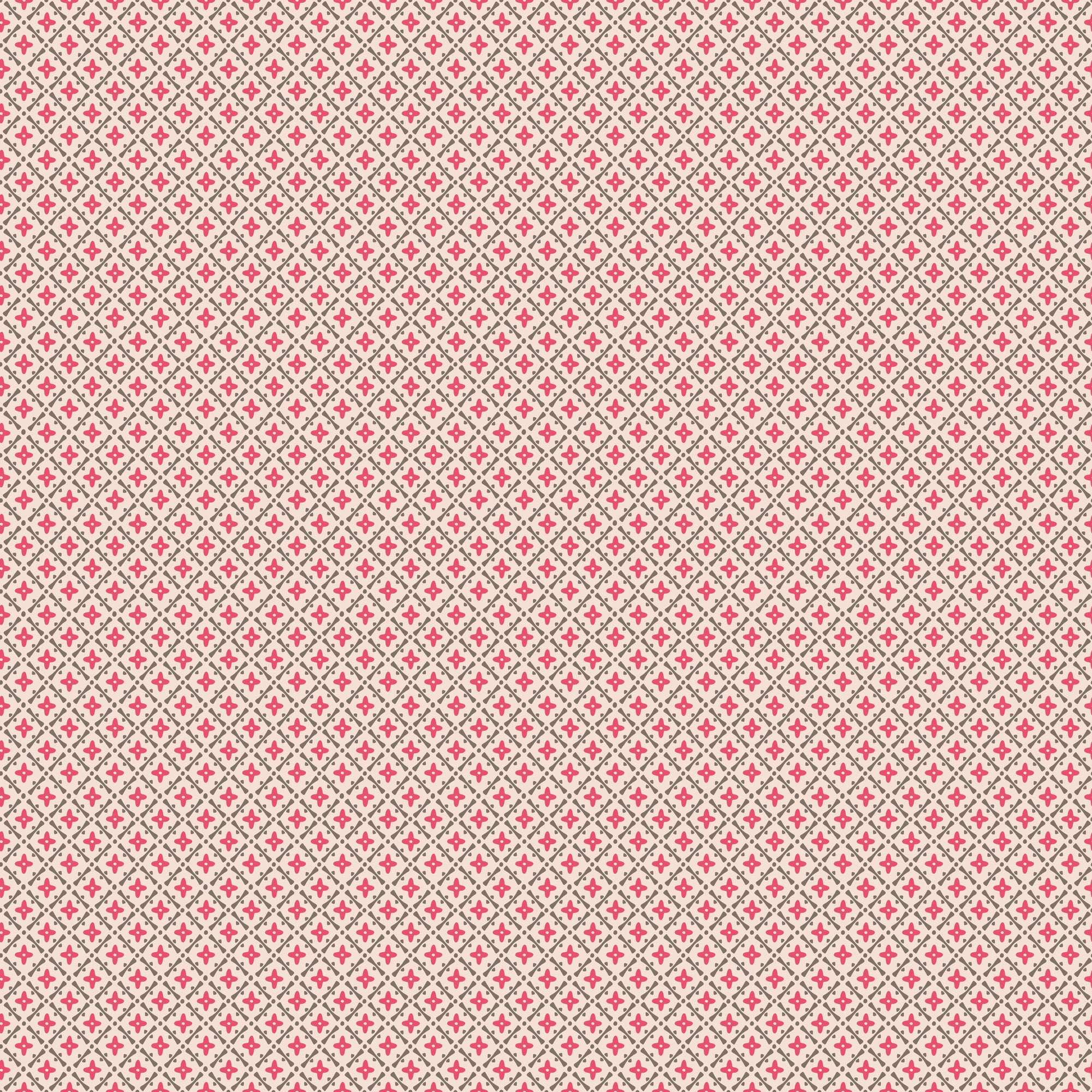 Piece & Plenty Lattice - Tea Rose - Yardage