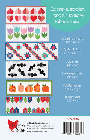 Modern Holiday Table Runners Pattern