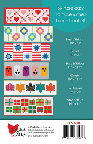 Modern Holiday Table Runners Volume 2 Pattern