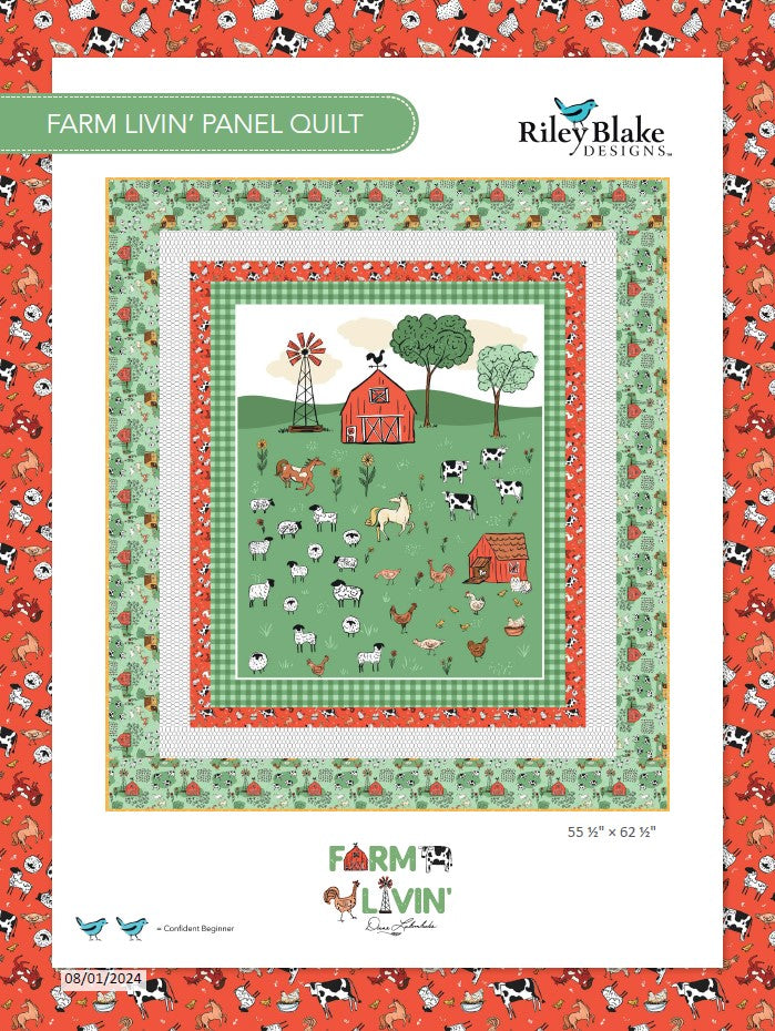 Farm Livin' Panel Quilt Kit