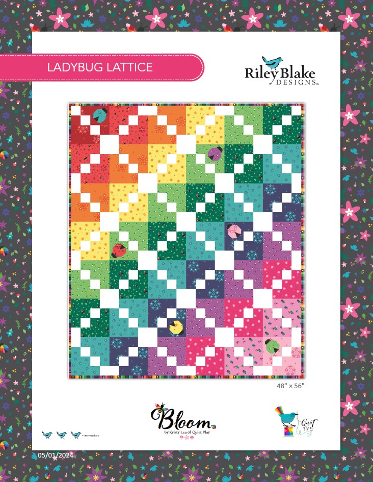 Ladybug Lattice Quilt Kit