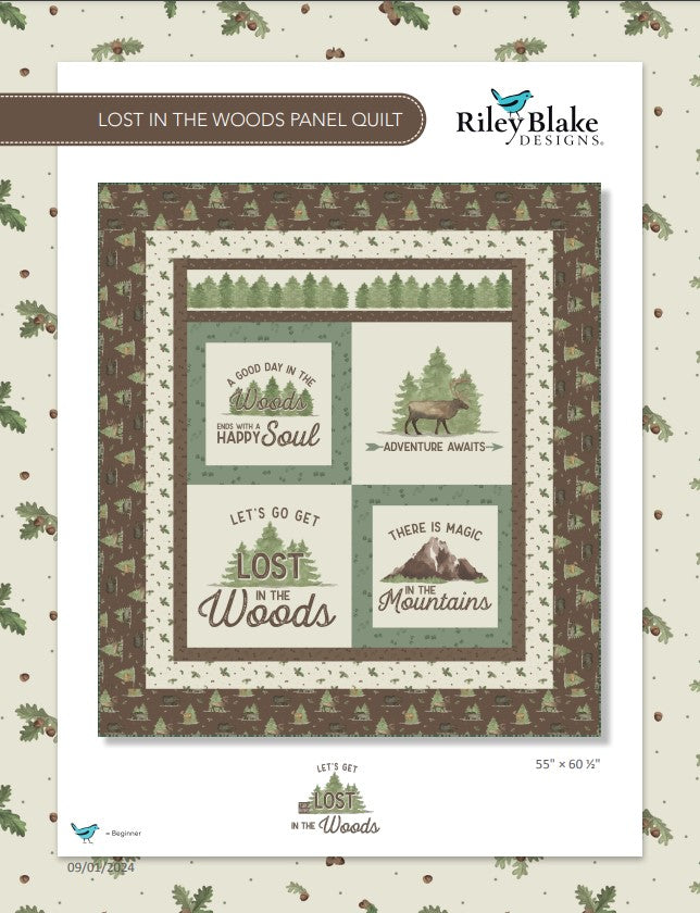 Lost In The Woods Panel Quilt Pattern