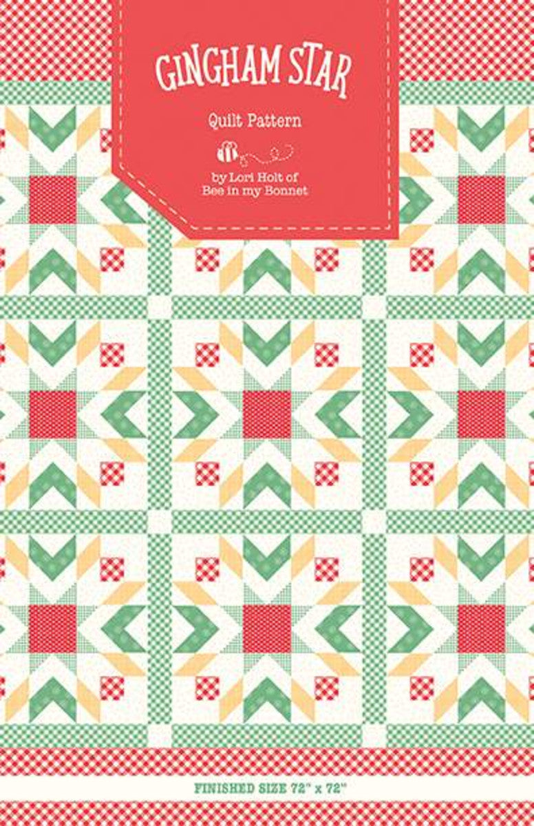 Gingham Star Quilt Pattern