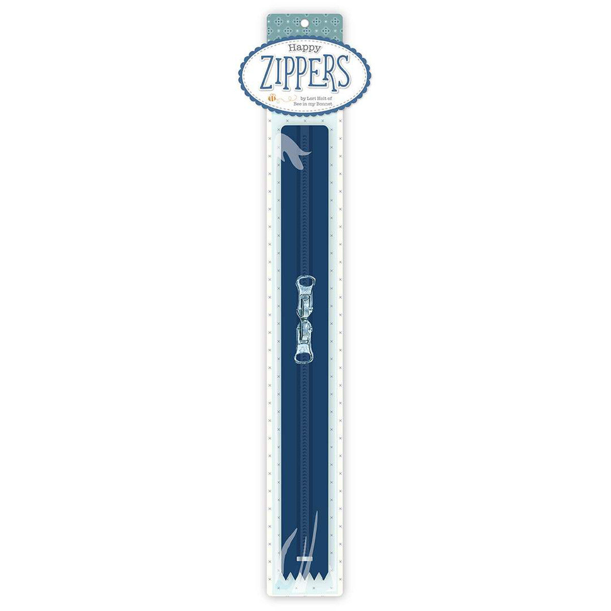 Happy Zippers 22" - Navy