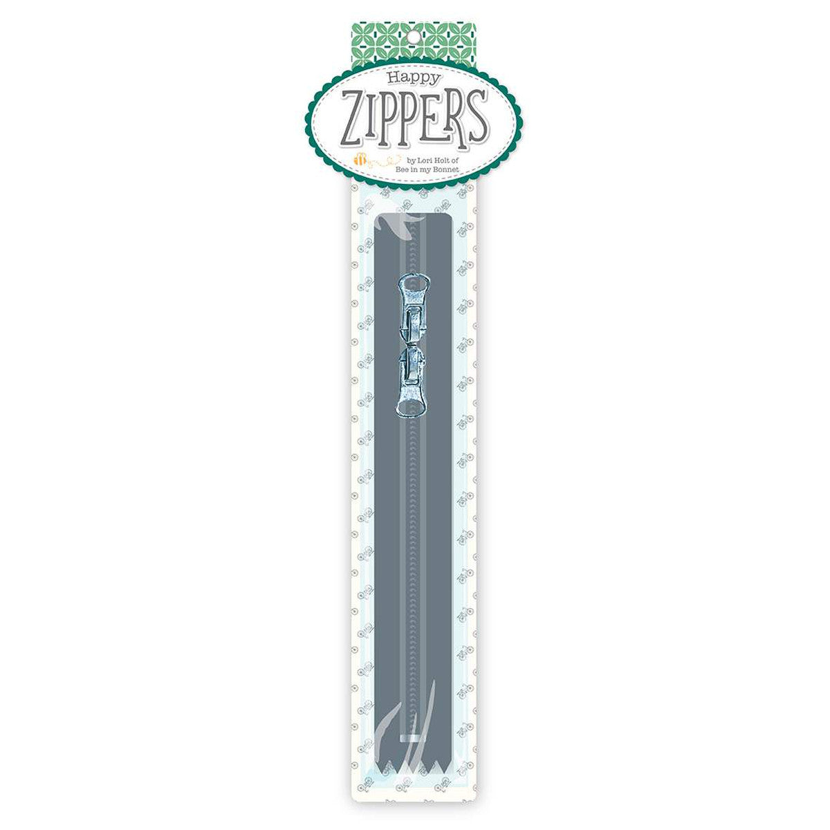 Happy Zippers 16" - Gray