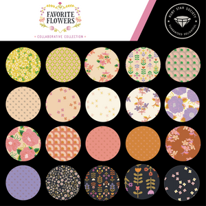 Favorite Flowers Lattice - Spice - Yardage