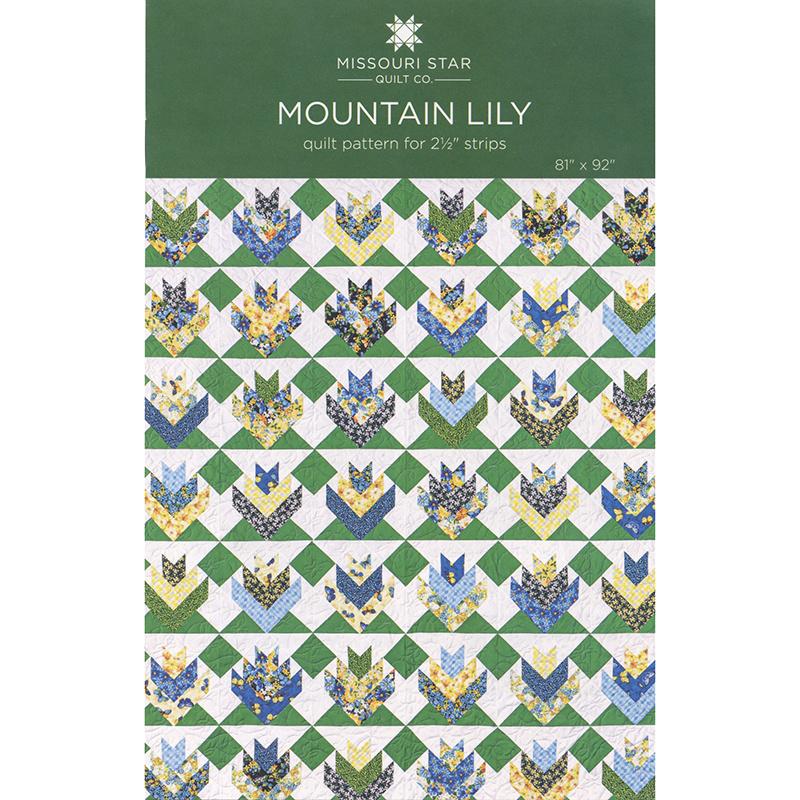 Mountain Lily Quilt Pattern by MSQC