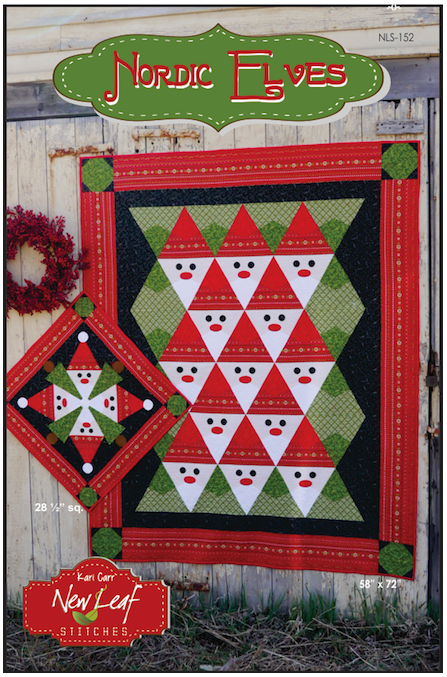 Nordic Elves Lap Quilt & Table Topper Pattern